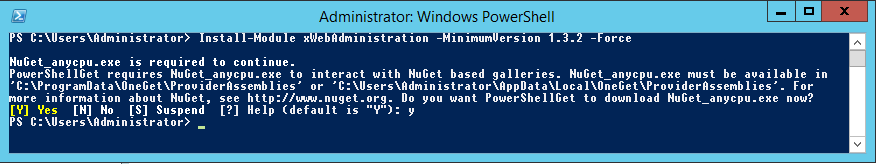 install-module xWebAdministration
