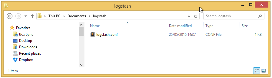 logstash folder